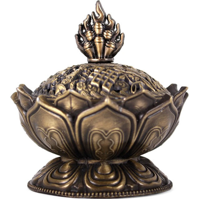 Eleanoras METAL LOTUS INCENSE CONE HOLDER Incense Holders