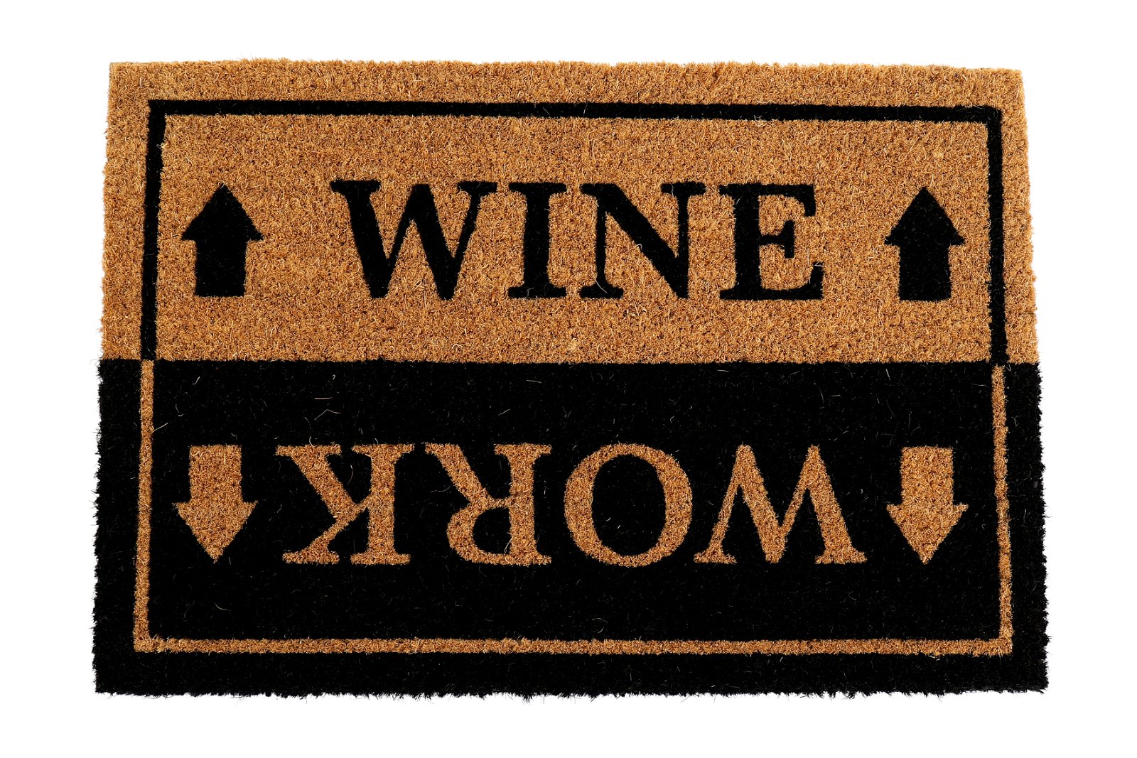 Eleanoras WINE & WORK DOOR MAT Doormats