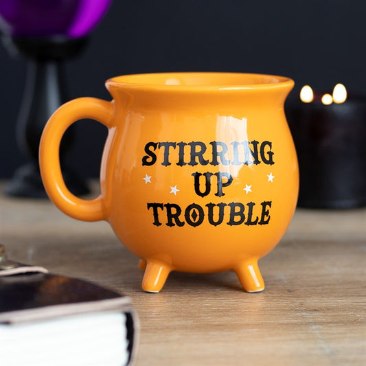 STIRRING UP TROUBLE CAULDRON MUG Mugs from Eleanoras