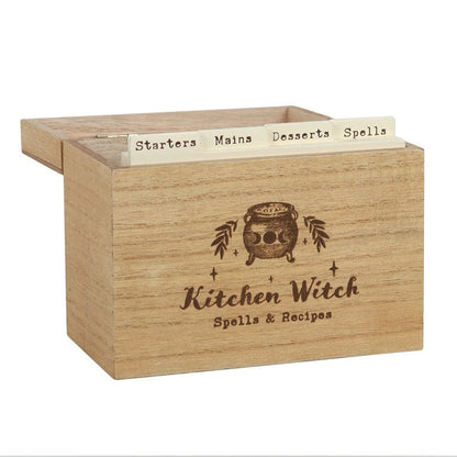 KITCHEN WITCH WOODEN RECIPE HOLDER BOXES & CHESTS from Eleanoras