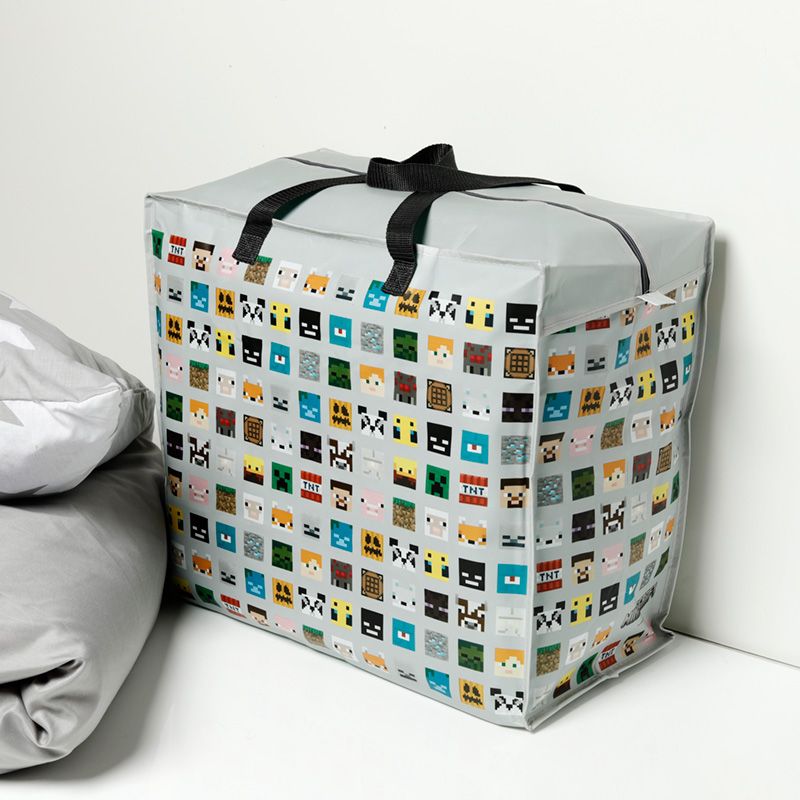 Eleanoras MINECRAFT FACES LAUNDRY STORAGE BAG Storage Bags