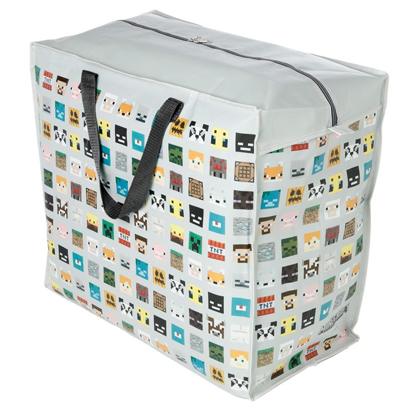 Eleanoras MINECRAFT FACES LAUNDRY STORAGE BAG Storage Bags