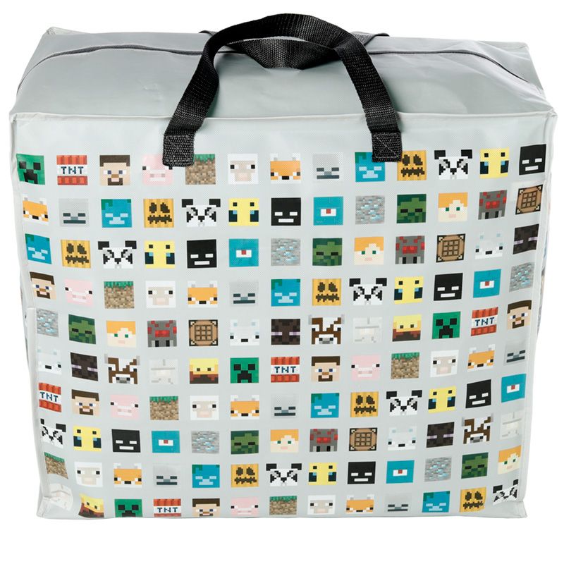 Eleanoras MINECRAFT FACES LAUNDRY STORAGE BAG Storage Bags