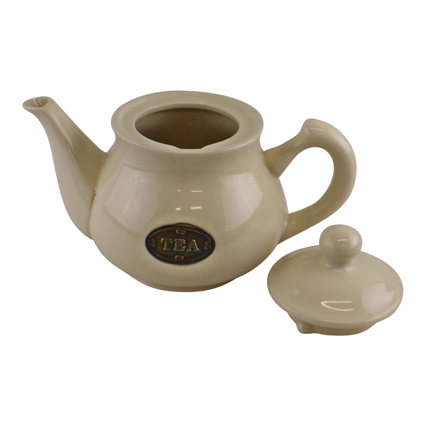 Eleanoras Country Cottage Cream Ceramic Teapot Teapots & Tea Accessories