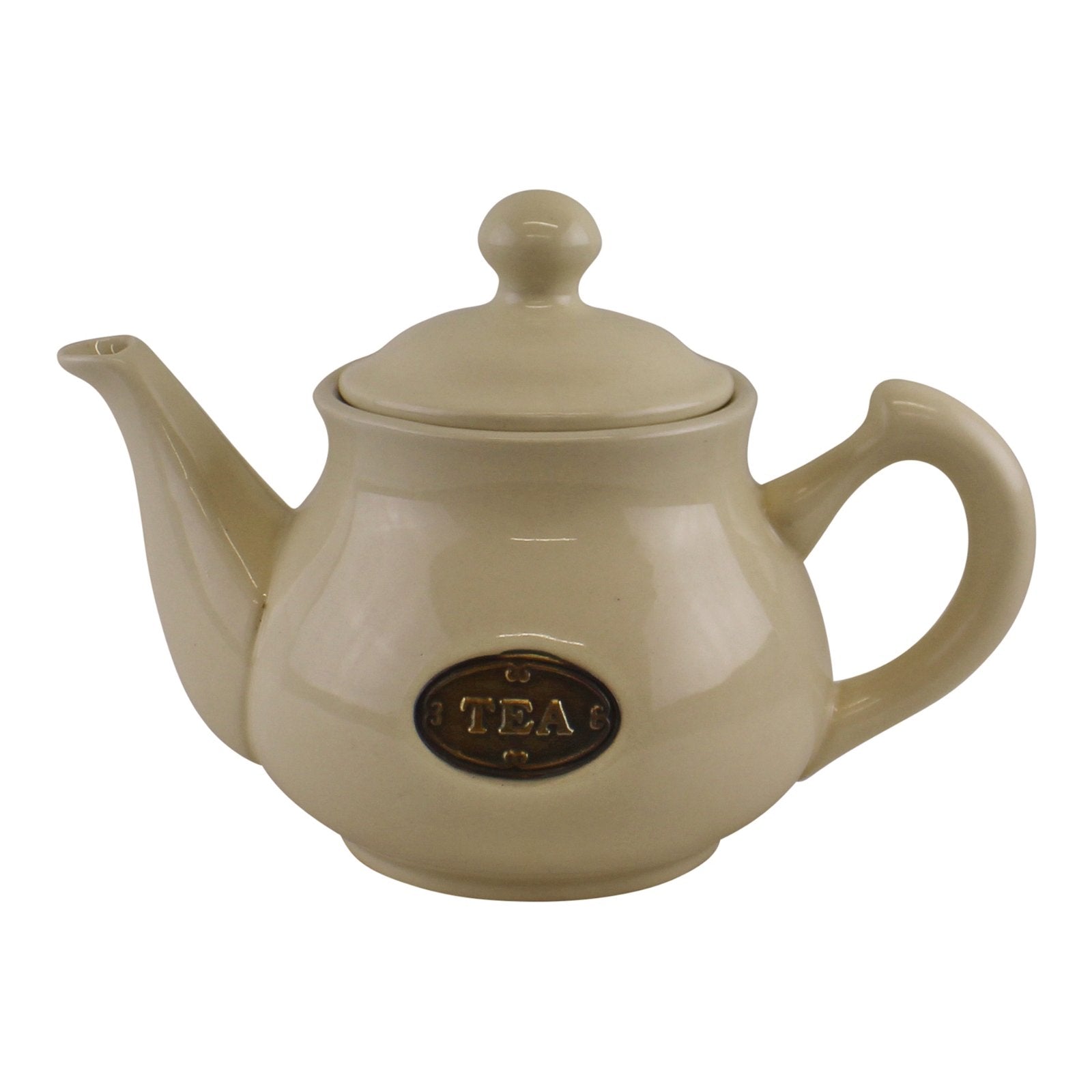 Eleanoras Country Cottage Cream Ceramic Teapot Teapots & Tea Accessories