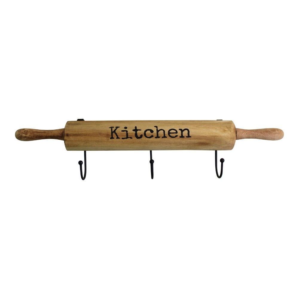 Eleanoras ROLLING PIN KITCHEN WALL HOOKS Hooks