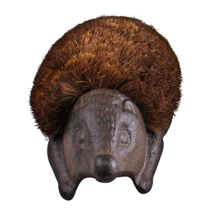 Eleanoras HEDGEHOG CAST IRON BOOT BRUSH 