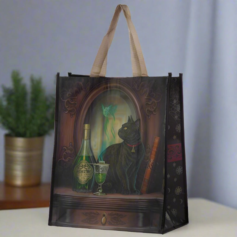 ABSINTHE CAT SHOPPING BAG