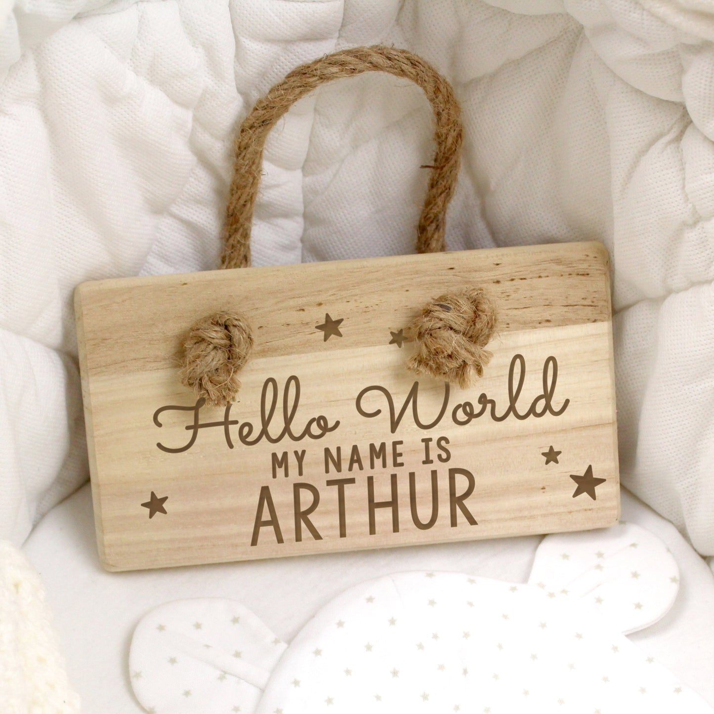 Eleanoras HELLO WORLD PERSONALISED SIGN SIGNS & PLAQUES