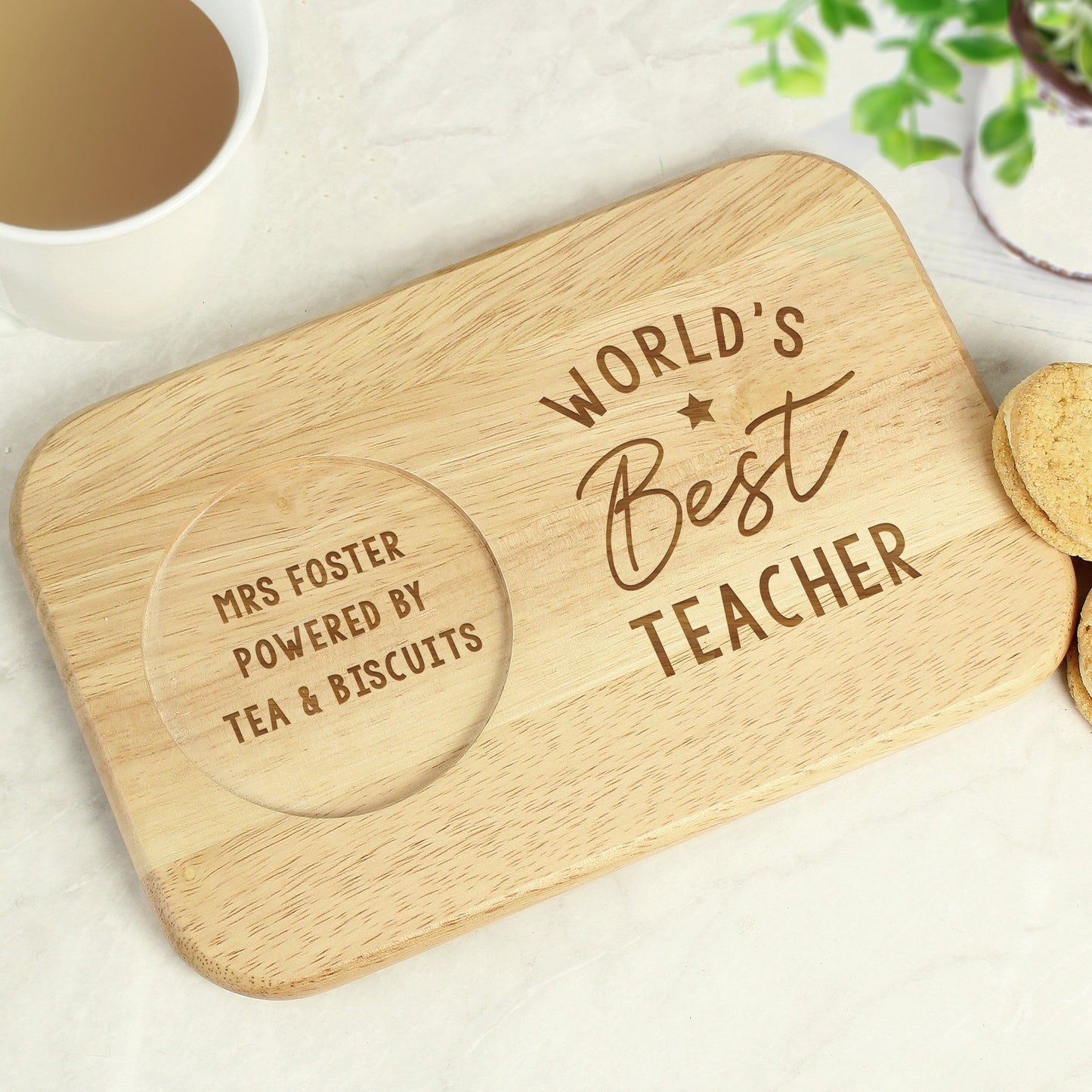 Eleanoras WORLDS BEST TEACHER PERSONALISED TRAY Trays