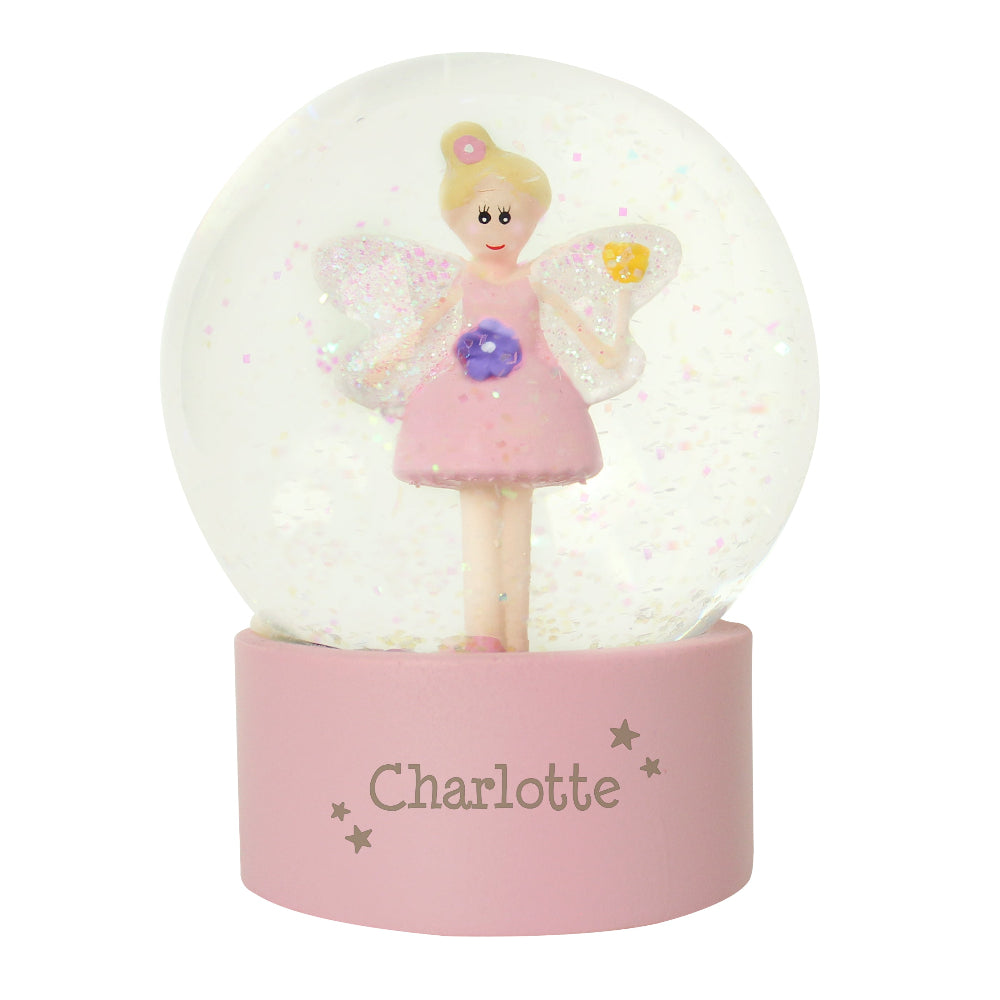 Eleanoras Personalised Fairy  Glitter Snow Globe Snow Globes