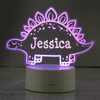 Eleanoras Personalised Dinosaur LED Colour Changing Night Light Novelty Lights