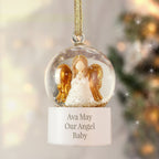 Eleanoras Angel Snow Globe Hanging Decoration 