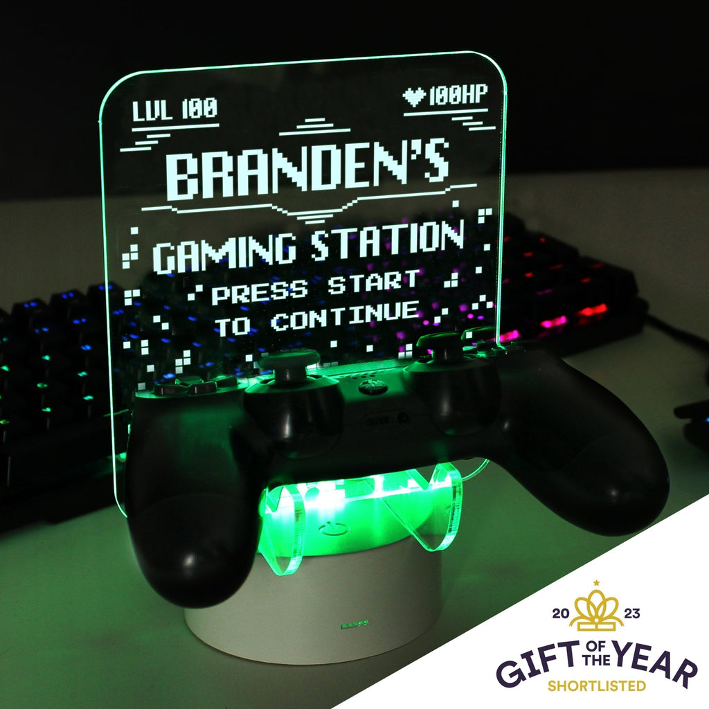 Eleanoras Gaming Controller Holder Novelty Lights