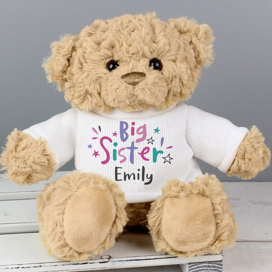 BIG SISTER PERSONALISED TEDDY BEAR Plush from Eleanoras