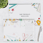 Eleanoras Personalised Teacher  Desk Planner 
