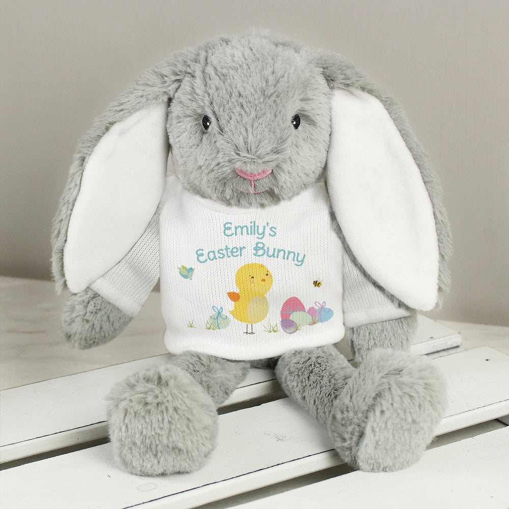Eleanoras Easter Meadow Personalised Bunny Rabbit 