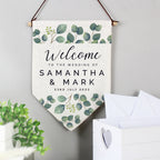 Eleanoras Personalised Welcome To The Wedding Banner Wall Hangings & Plaques