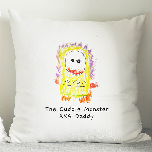 CHILDS DRAWING PHOTO UPLOAD CUSHION