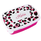 Eleanoras Personalised Leopard Print Lunch Box Lunch Bags & Boxes