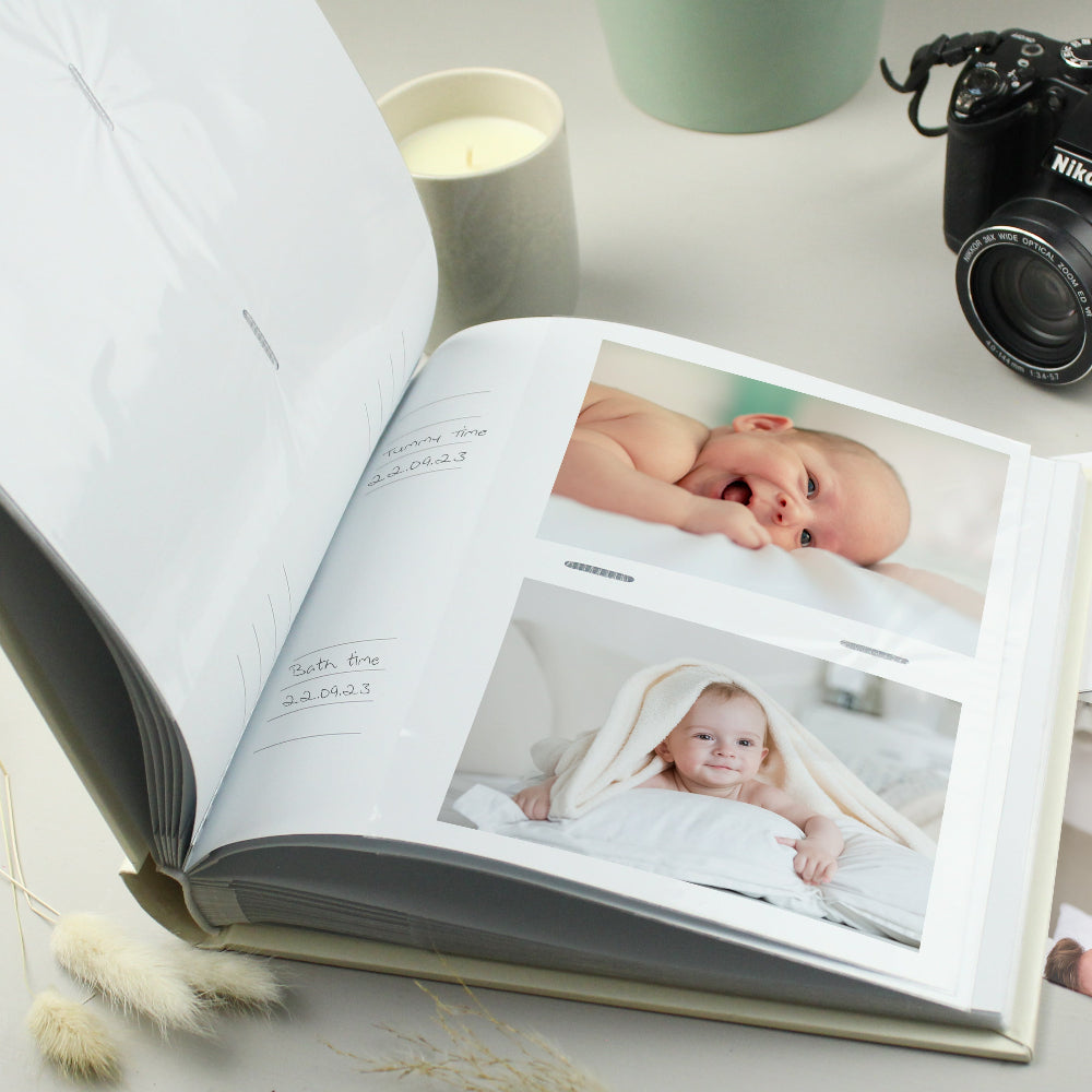 Eleanoras Personalised Scandi Safari Animals Square Photo Album Photo Frames, Albums & Guest Books