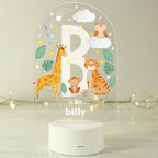 Eleanoras Personalised Animal Alphabet LED Colour Changing Night Light Decorative Lights