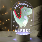 Eleanoras Roarsome Dinosaur Personalised Night Light Novelty Lights