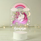 Eleanoras Personalised Unicorn Night Light Novelty Lights