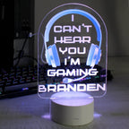 Eleanoras Personalised Blue Gaming Light Novelty Lights