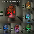 Eleanoras Personalised Animal Photo Upload Night Light Decorative Lights