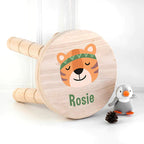 Eleanoras Personalised Cute Tiger Kids Stool Kids Stools
