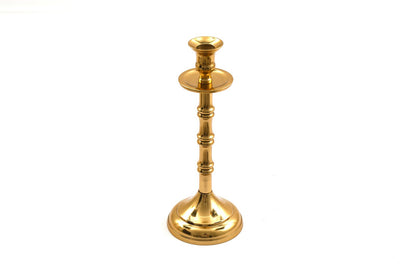 Brass Metal Dinner Candlestick 27cm CANDLE HOLDERS from Eleanoras