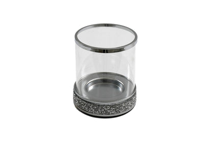 Eleanoras Small Sparkly Pillar Candle Holder 