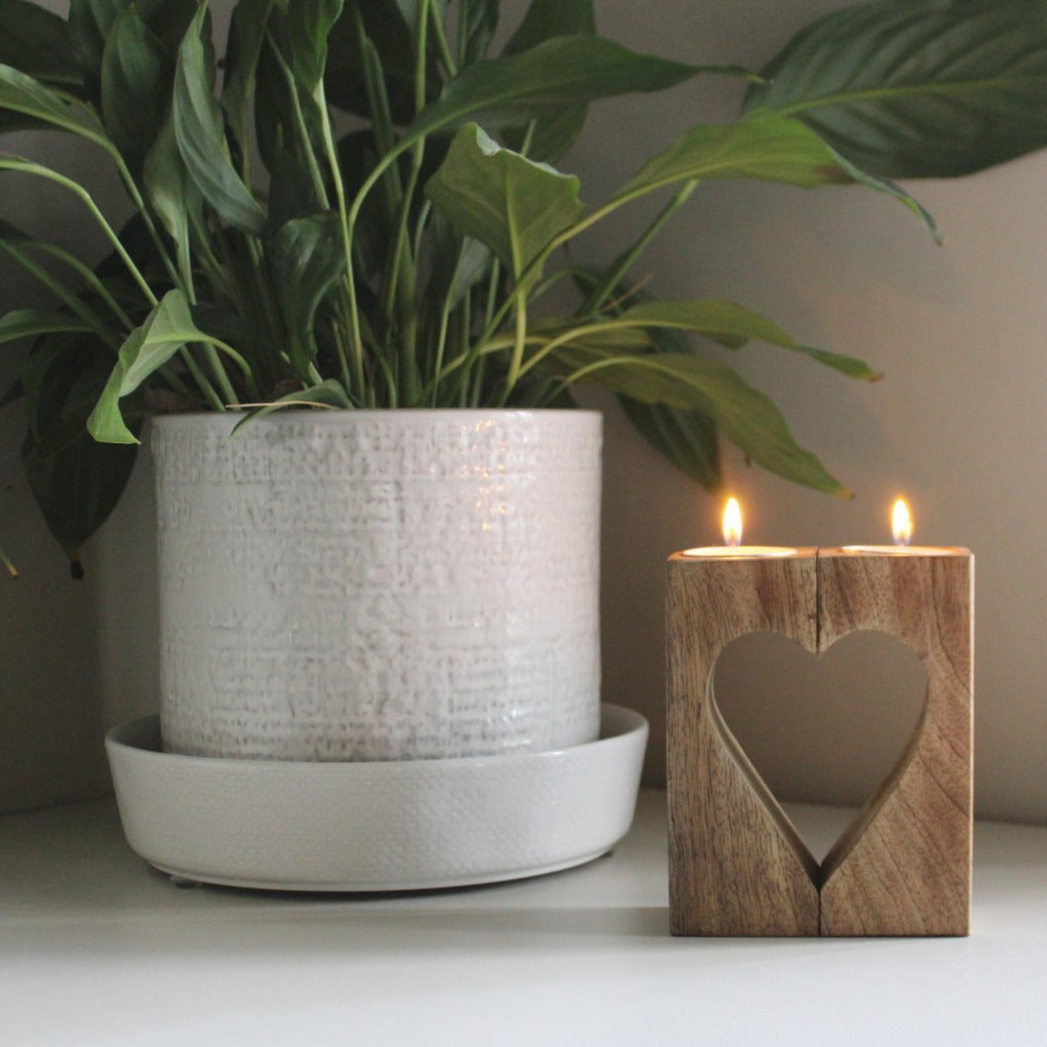 Eleanoras Cut-Out Heart Tealight Holders CANDLE HOLDERS