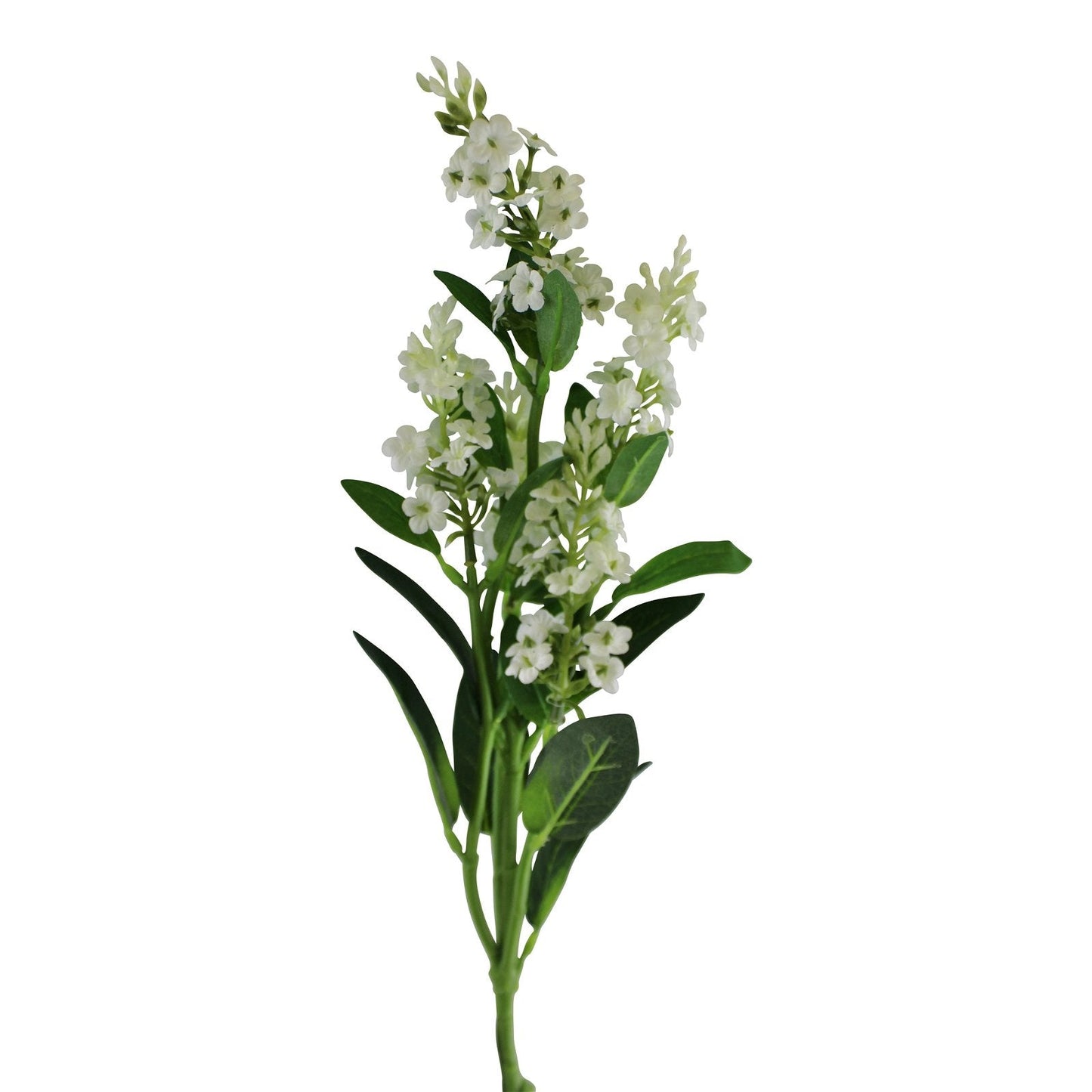 Eleanoras Single Lavender Spray, Cream Flowers, 63cm 