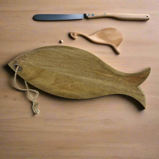 Eleanoras FISH MANGO WOOD CHOPPING BOARD Chopping Boards