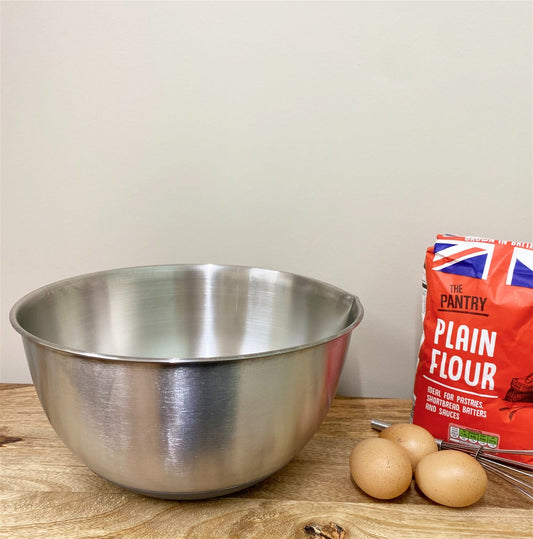 Stainless Still Measuring Bowl with Nonslip base 5L  from Eleanoras