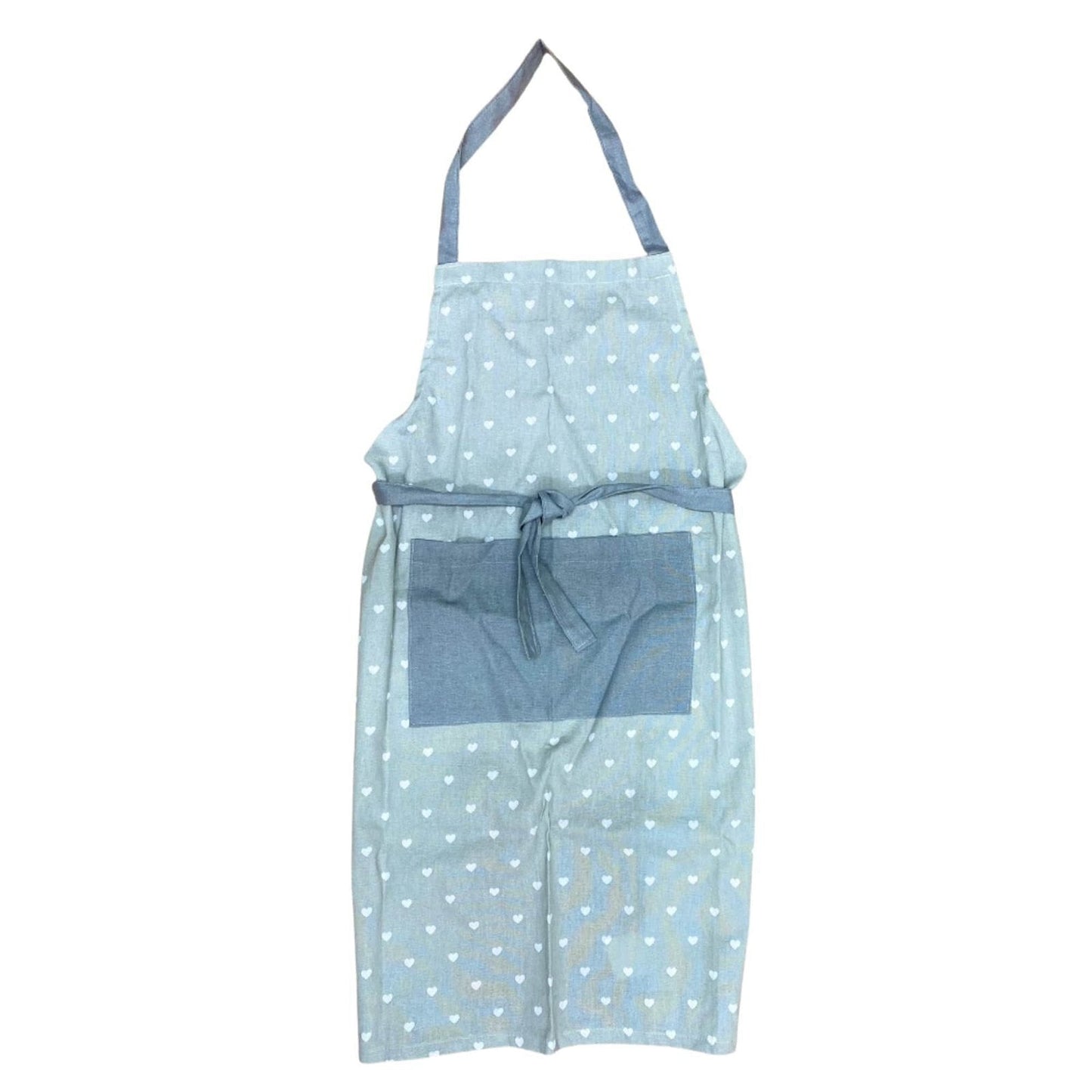 GREY HEART KITCHEN APRON