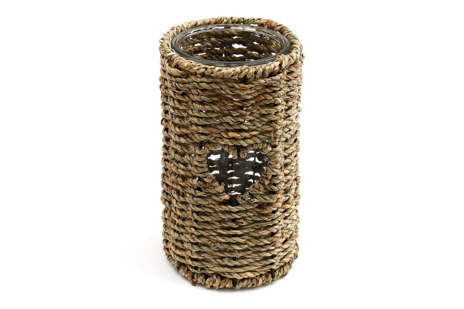 Eleanoras Large Seagrass Candle Holder 