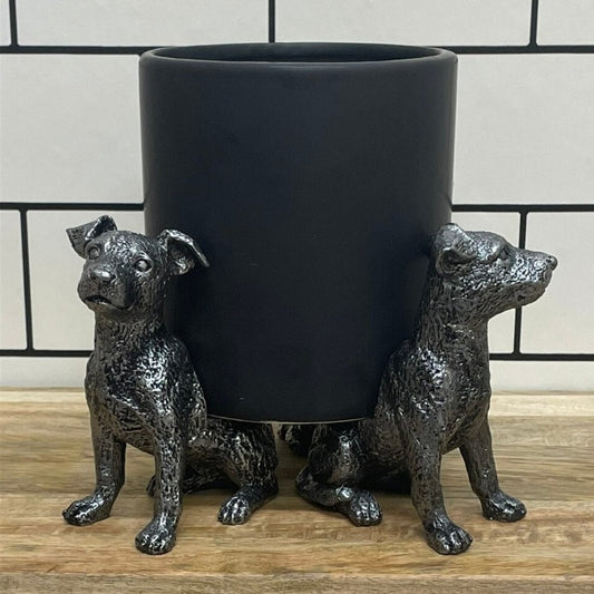 JACK RUSSELL DOG POT RISERS  from Eleanoras