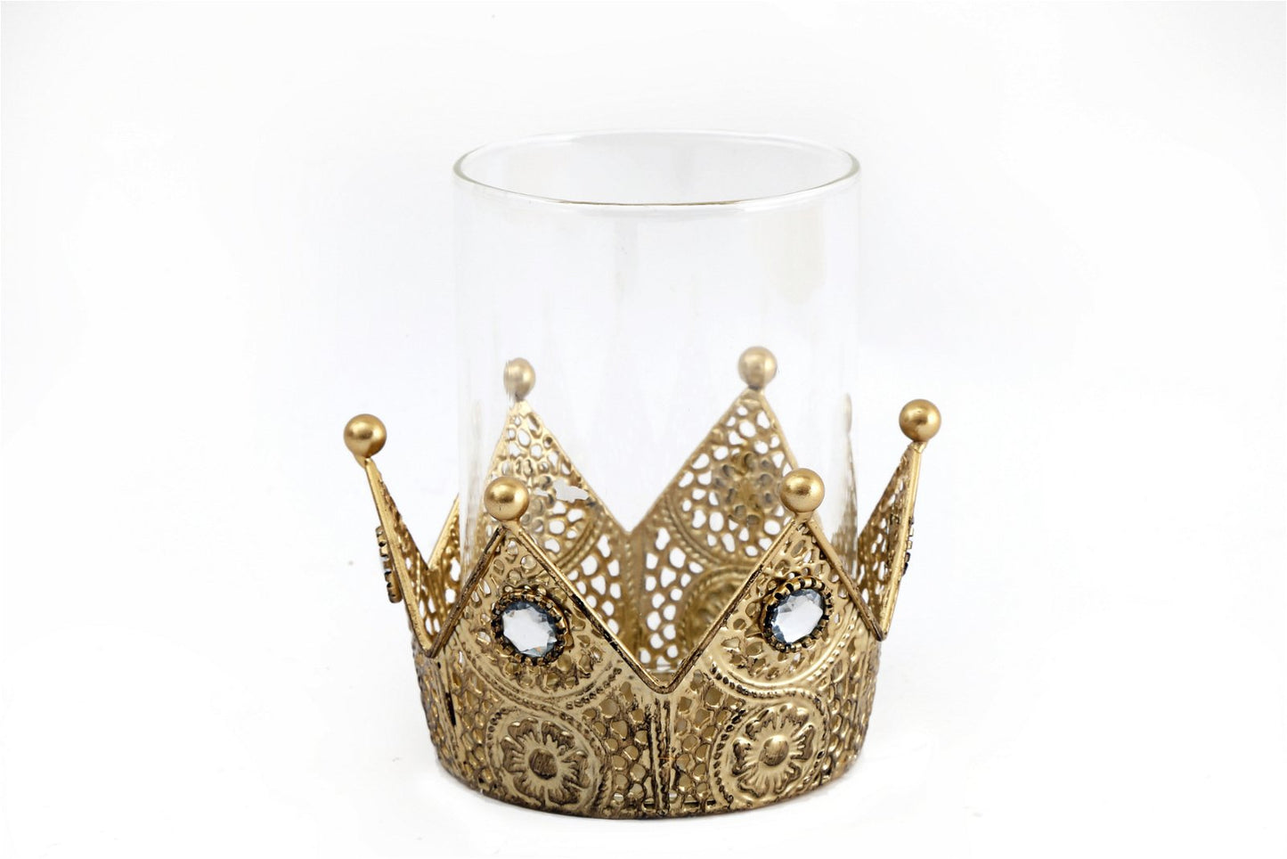 Eleanoras Gold Crown Candle Holder 