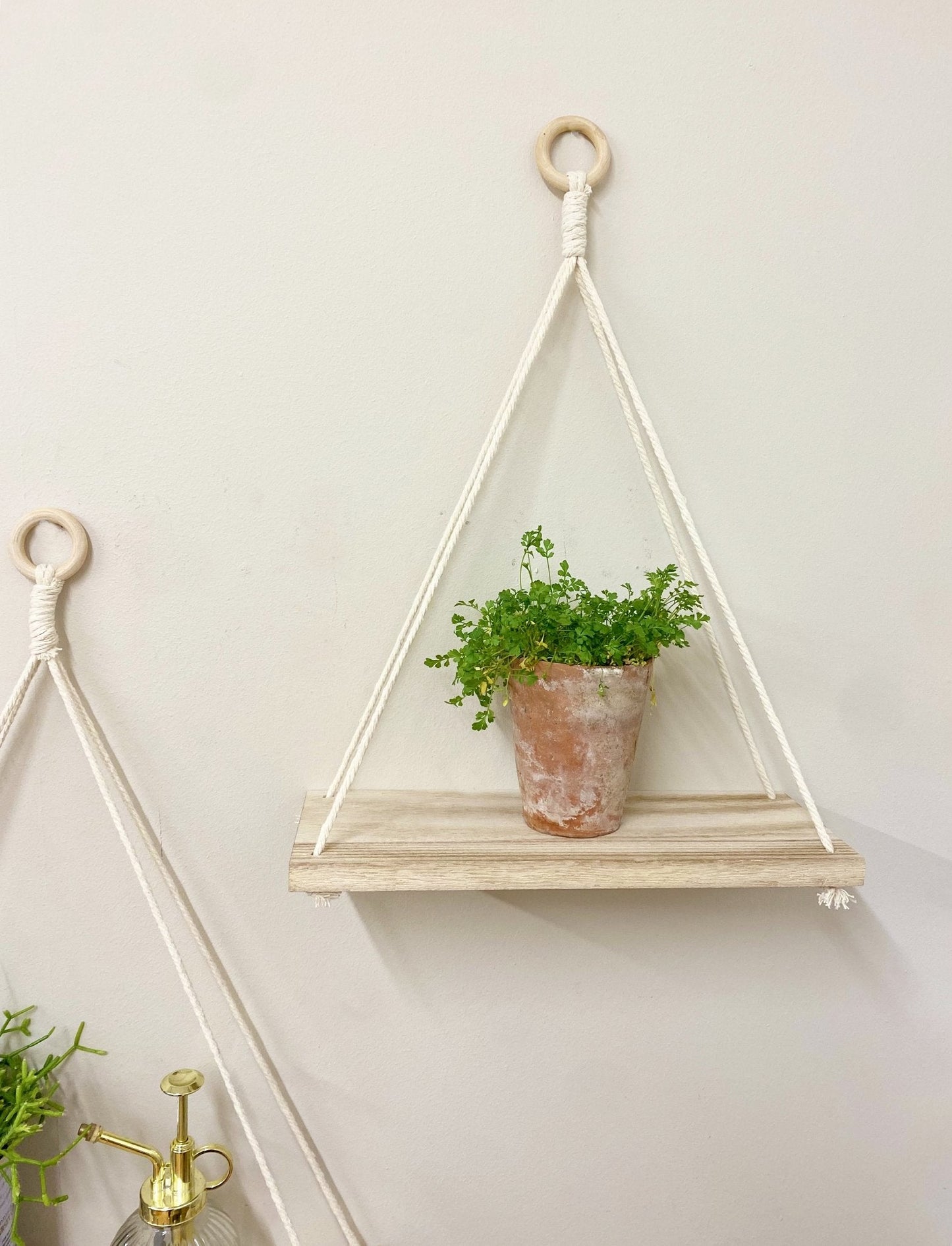 Set of Two Hanging Wall Shelves  from Eleanoras