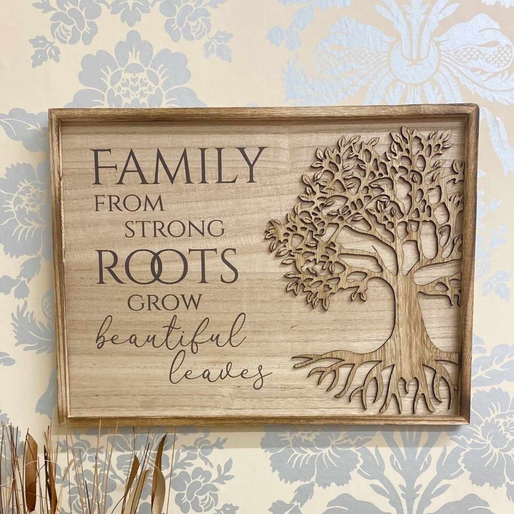 TREE OF LIFE WOODEN PLAQUE