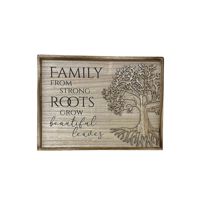 TREE OF LIFE WOODEN PLAQUE