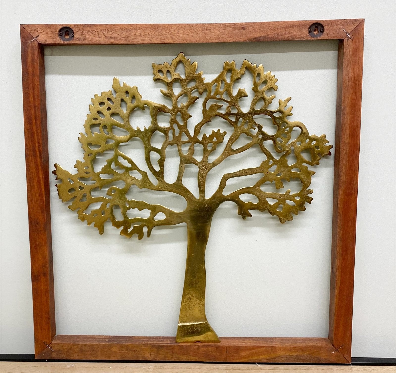 Eleanoras Gold Tree Of Life In Wooden Frame 