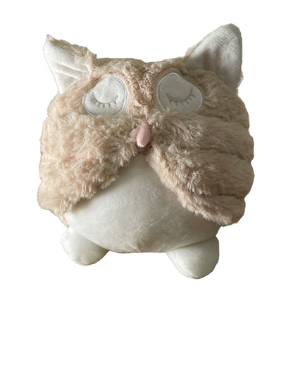 CREAM SOFT OWL DOOR STOP