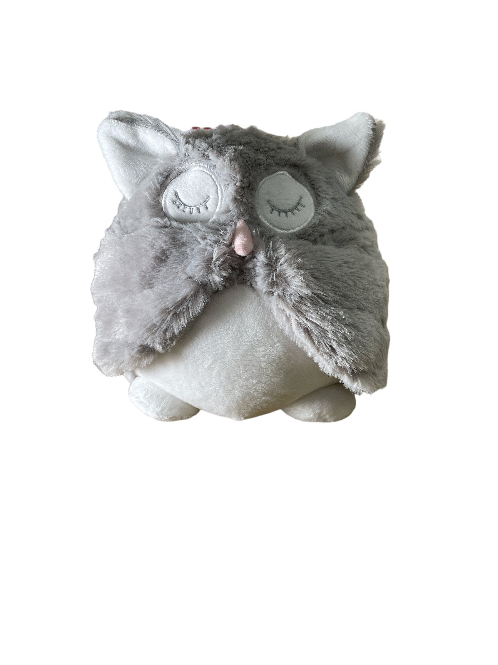 Eleanoras Grey Soft Owl Door Stop Door Stops