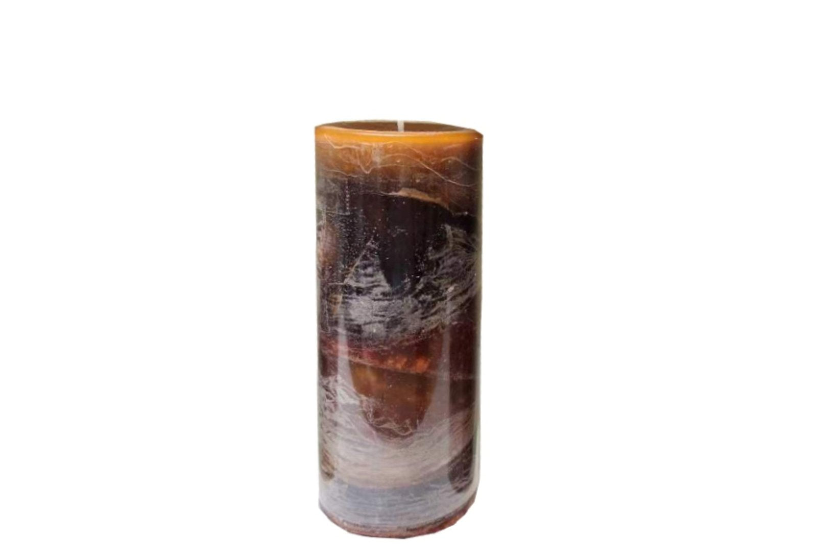 Brown Ombre Pillar Candle