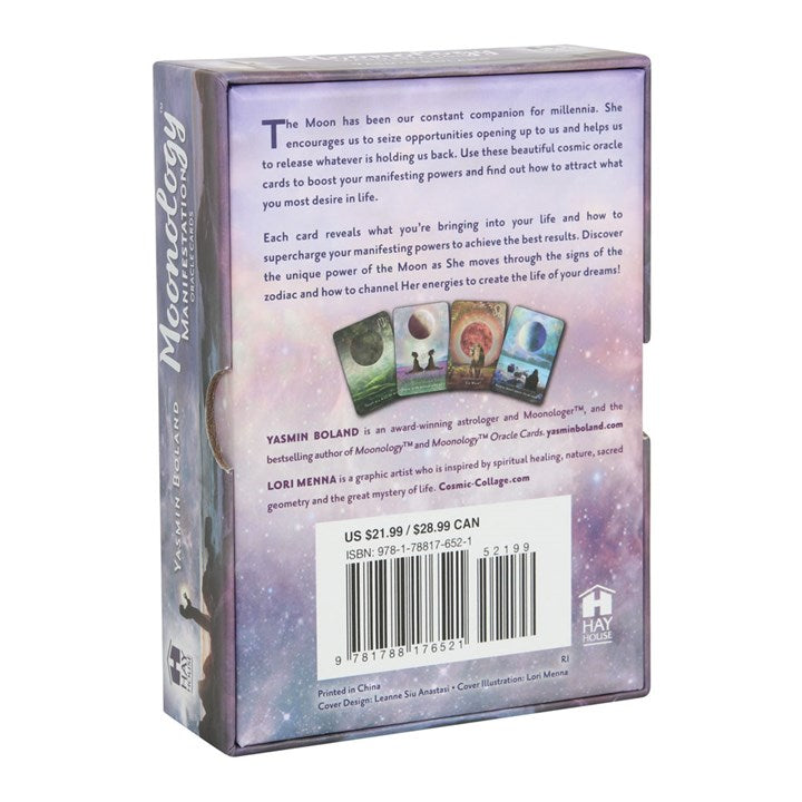  Moonology Manifestation Oracle Cards Box Details