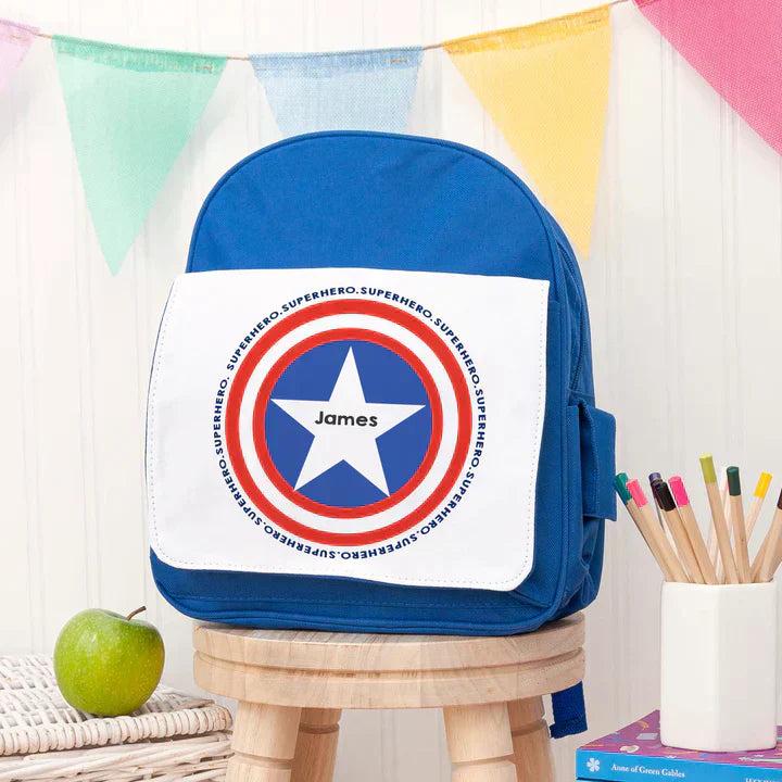 Eleanoras Personalised Super Hero Rucksack Rucksacks